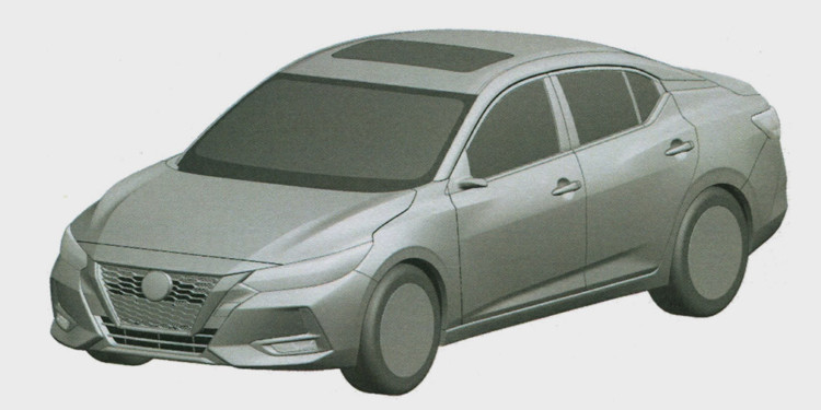 Новый седан Nissan Sentra запатентовали в РФ Новый седан Nissan Sentra запатентовали в РФ