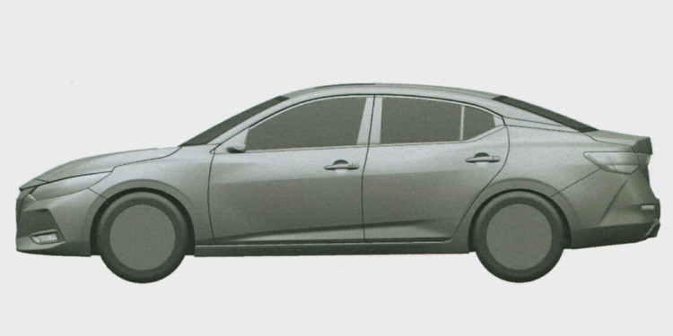 Новый седан Nissan Sentra запатентовали в РФ Новый седан Nissan Sentra запатентовали в РФ