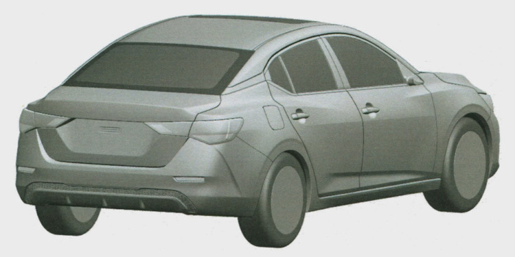 Новый седан Nissan Sentra запатентовали в РФ Новый седан Nissan Sentra запатентовали в РФ