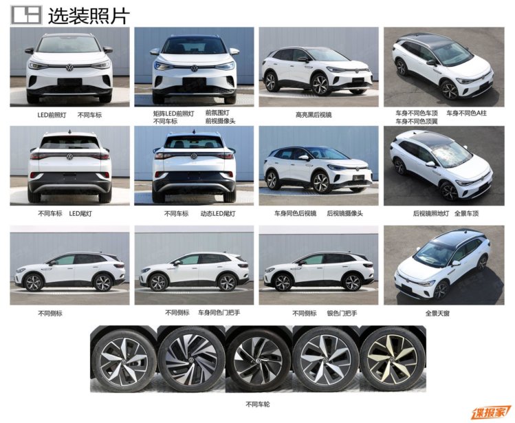 В сеть утекли фото первых электрических серийных кроссоверов Volkswagen В сеть утекли фото первых электрических серийных кроссоверов Volkswagen