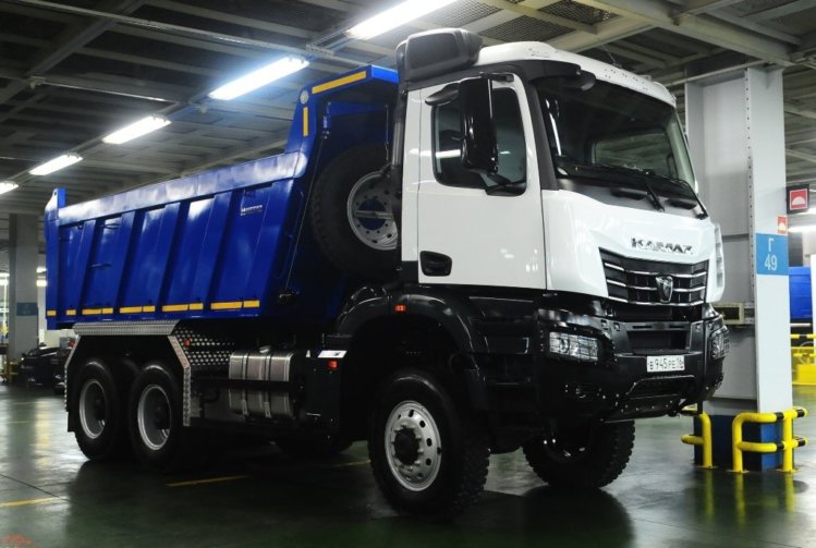 Самосвал КАМАЗ с кабиной от Mercedes-Benz Arocs: собран первый экземпляр Самосвал КАМАЗ с кабиной от Mercedes-Benz Arocs: собран первый экземпляр